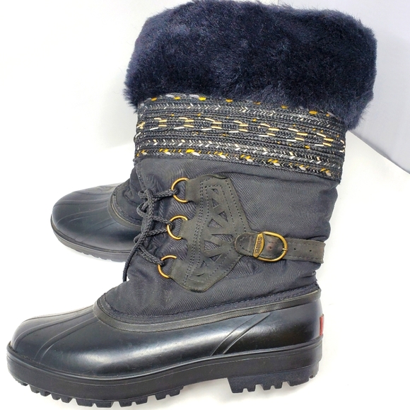 Sorel Shoes - Vintage women's sorrel faux fur snow boots